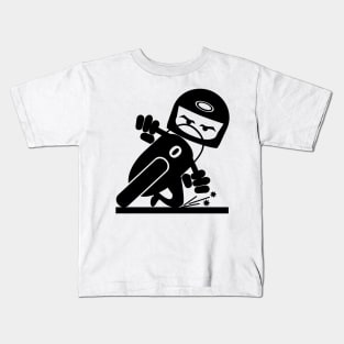 Motorcycle slider decal Kids T-Shirt